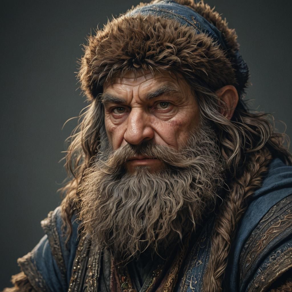 Grizzled Gruff Dwarf Sorcerer