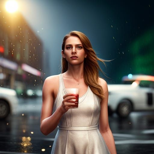 Raining glitter 8k resolution concept art photorealism