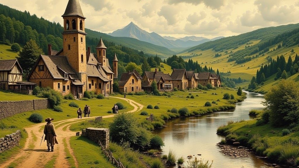  <lora:Old West:1.0> town