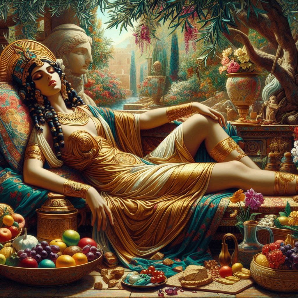 Cleopatra Sleeping
