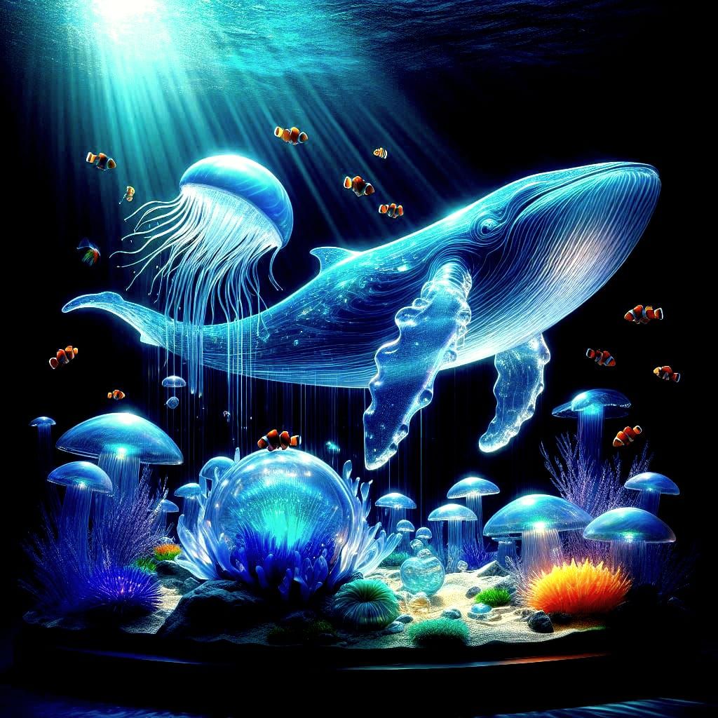 jellyfish by whale transit