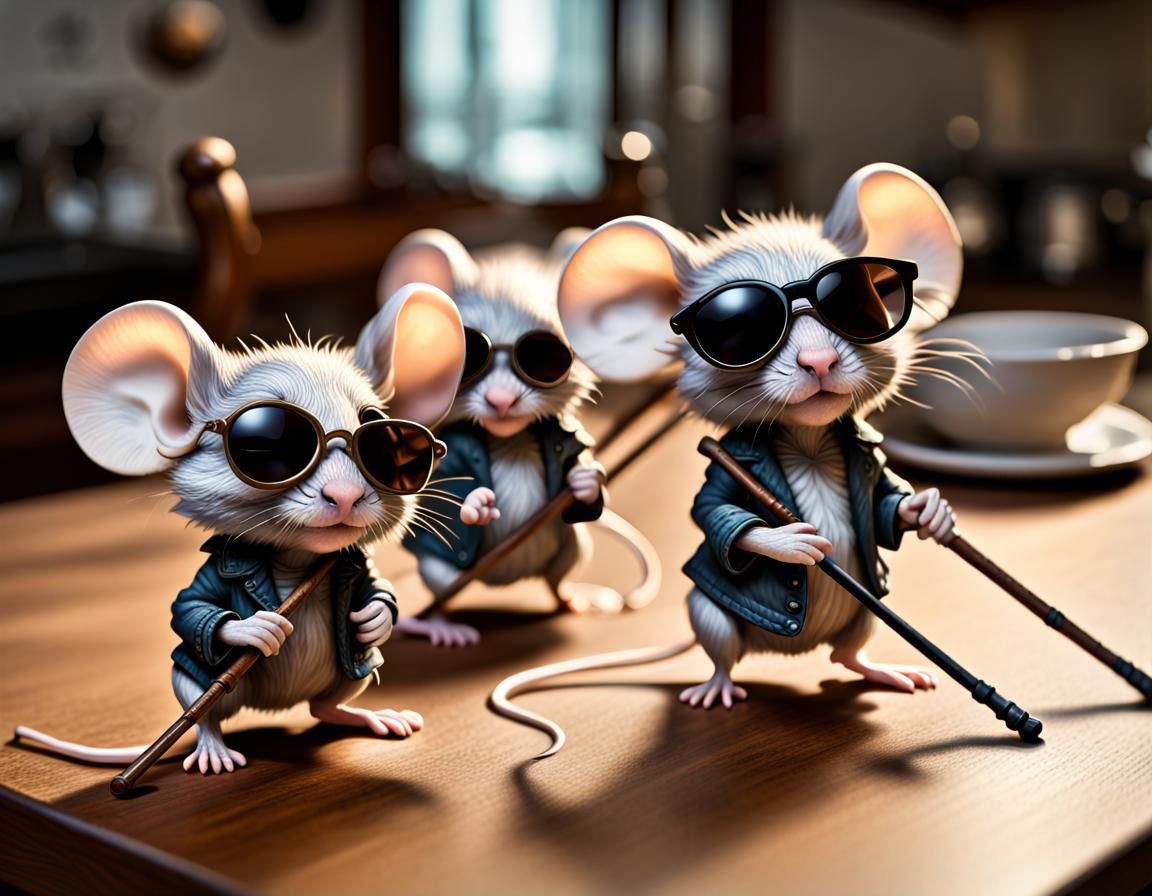 3 blind mice  by @cyan