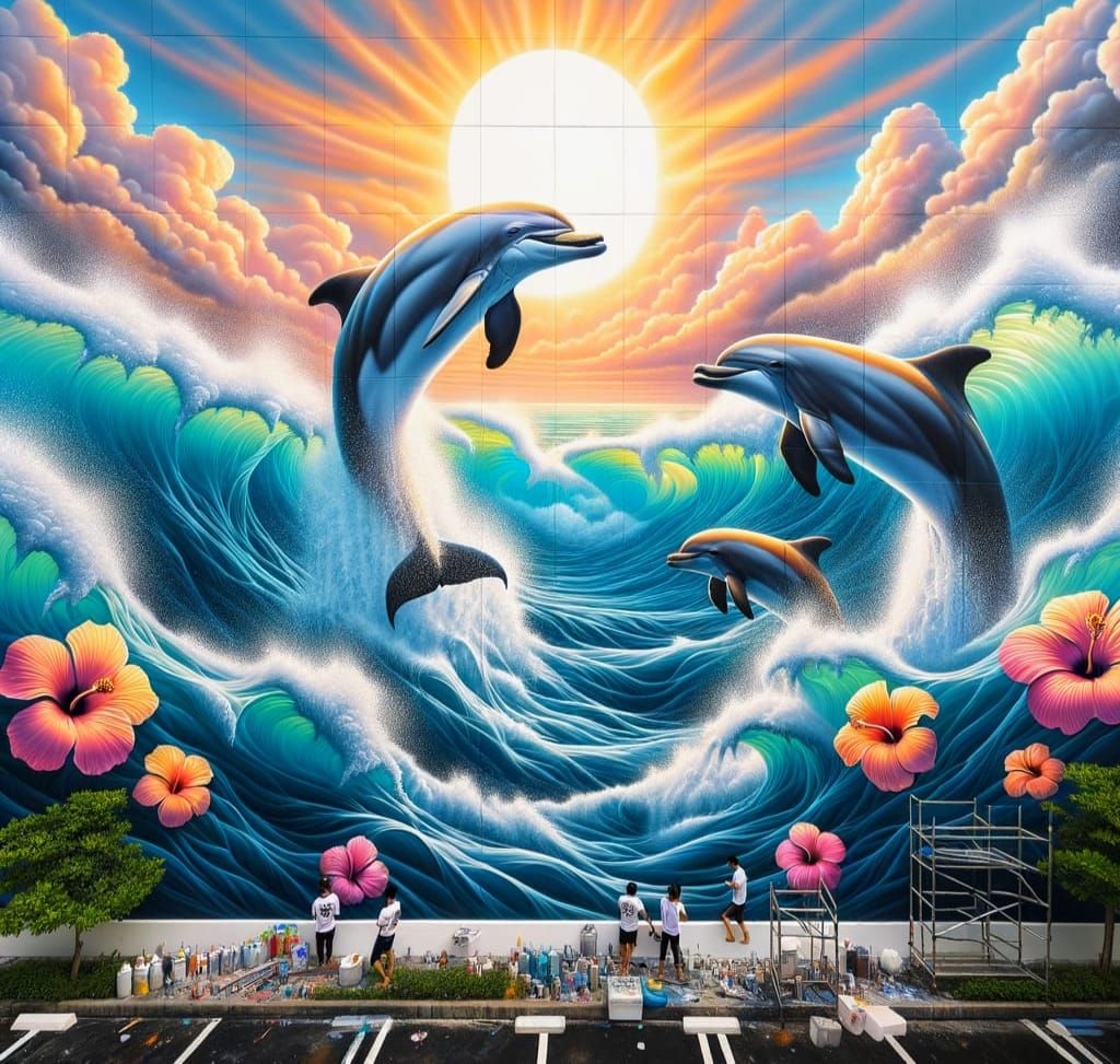 Summer Dream Mural  by @Joanna7