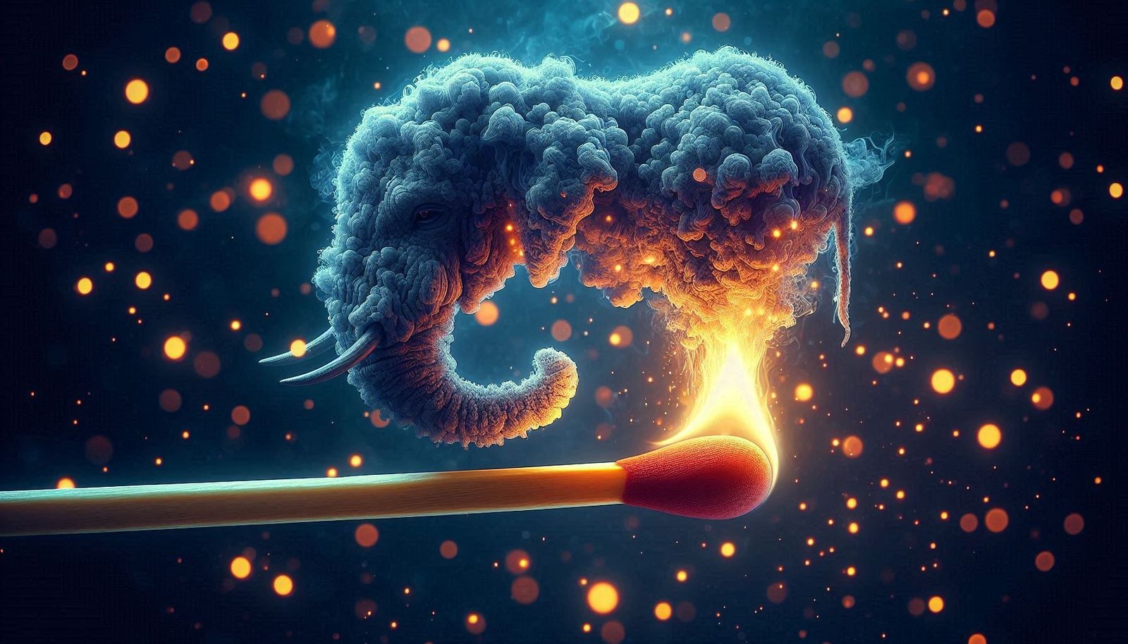 matchstick elephants