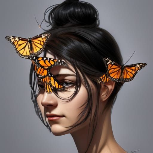 The monarchs are free, unlike me