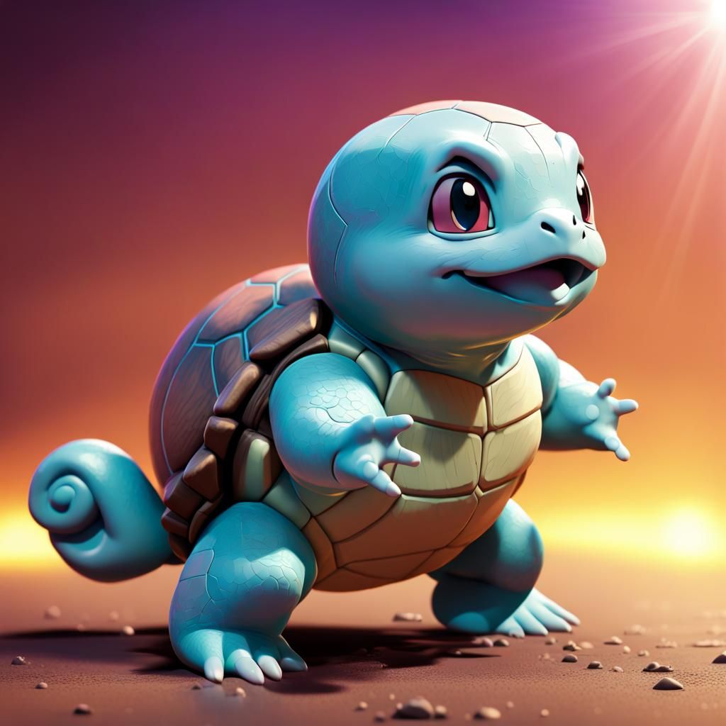 Squirtle - AI Generated Artwork - NightCafe Creator