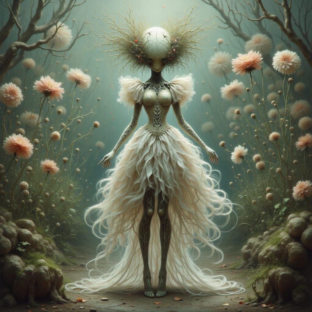 Half Human, Half Plant Lady