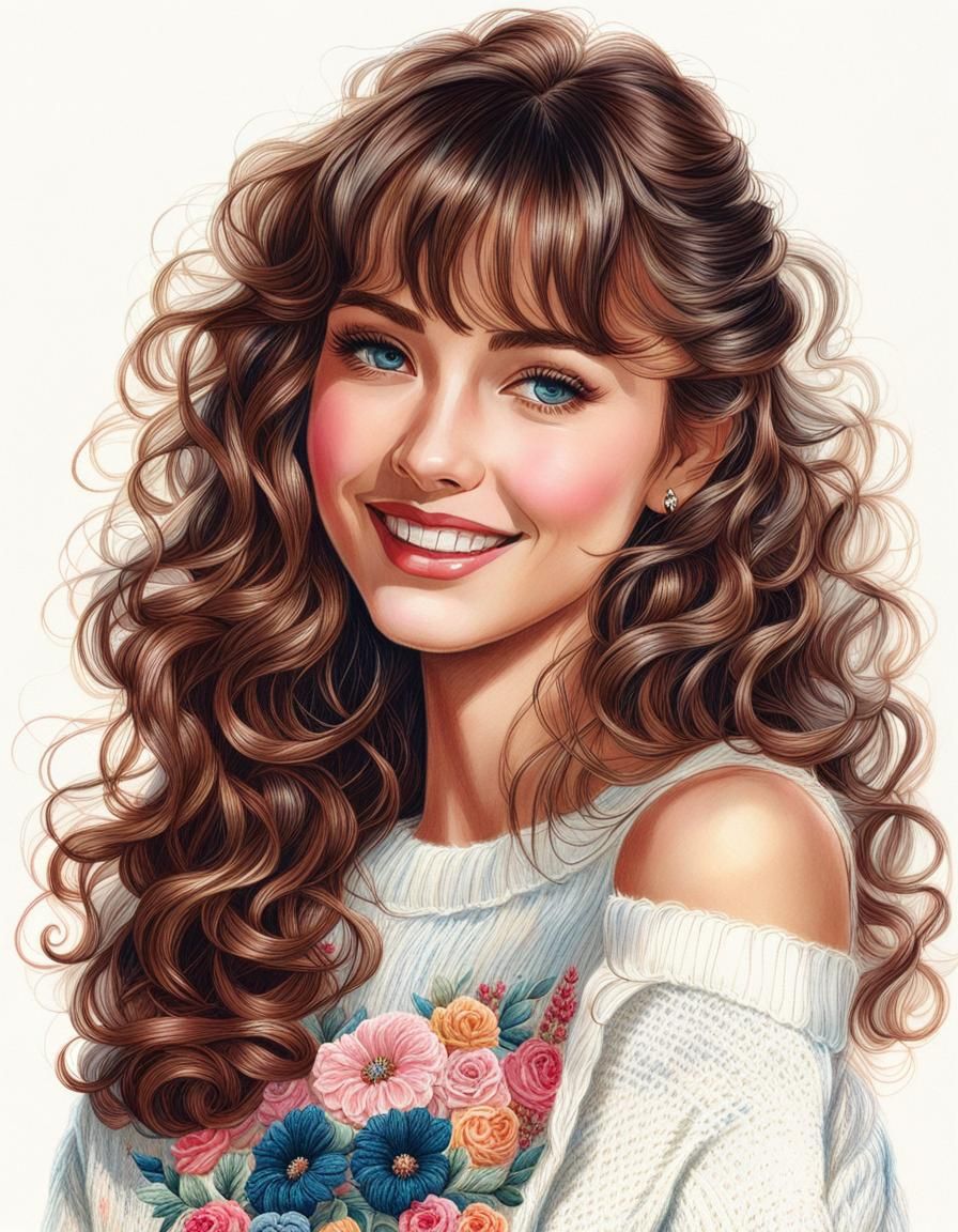 Charming woman.