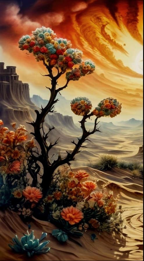 A breathtaking vista of a lost desert city: 1