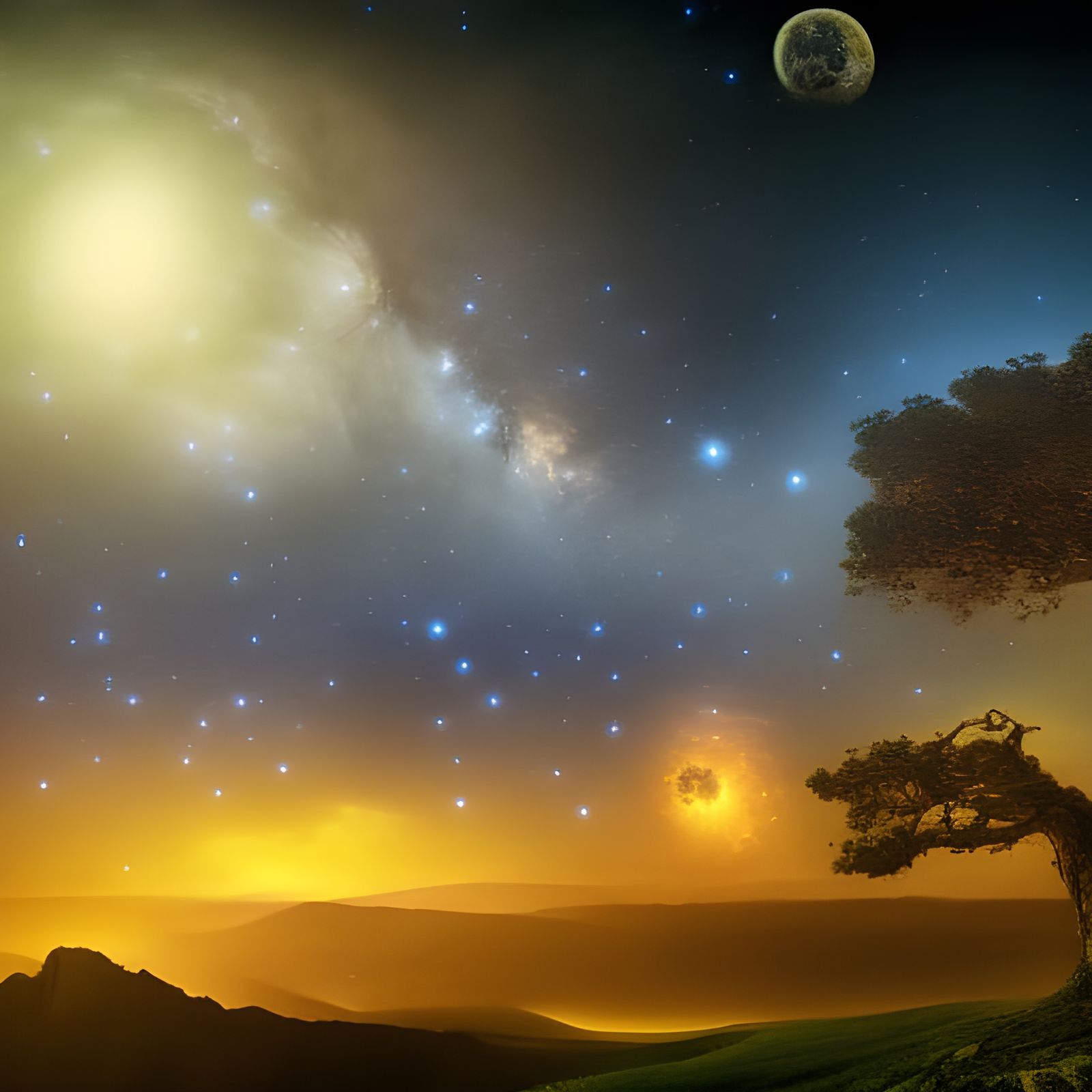 Nighttime - AI Generated Artwork - NightCafe Creator