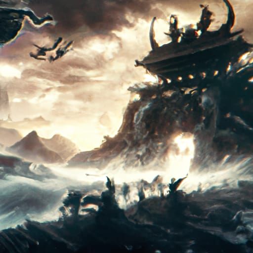 Epic Korean Mythology Digital Matte Painting