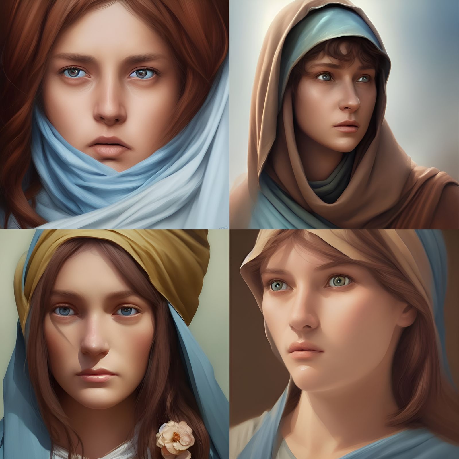 Beautiful Mary x 4 - impossible choice