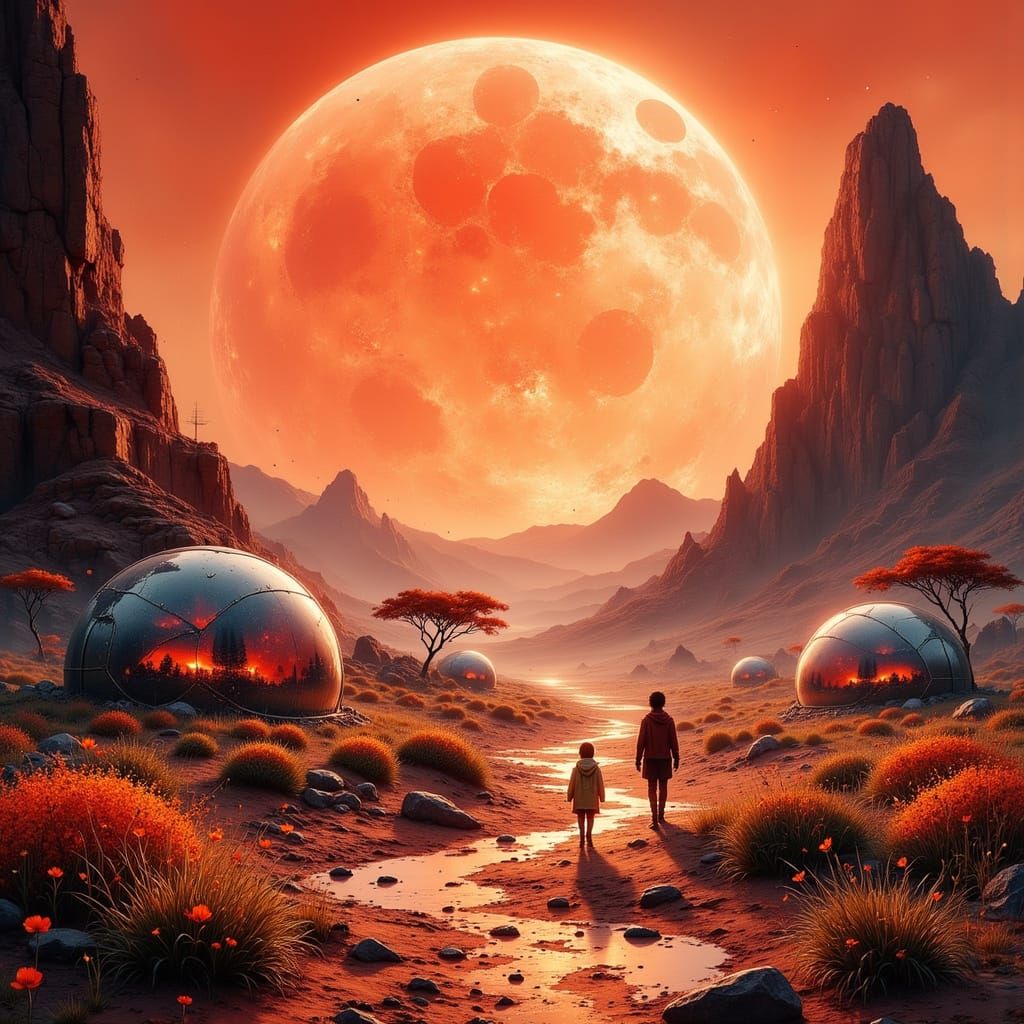 Future Life on Mars  by @Anthi