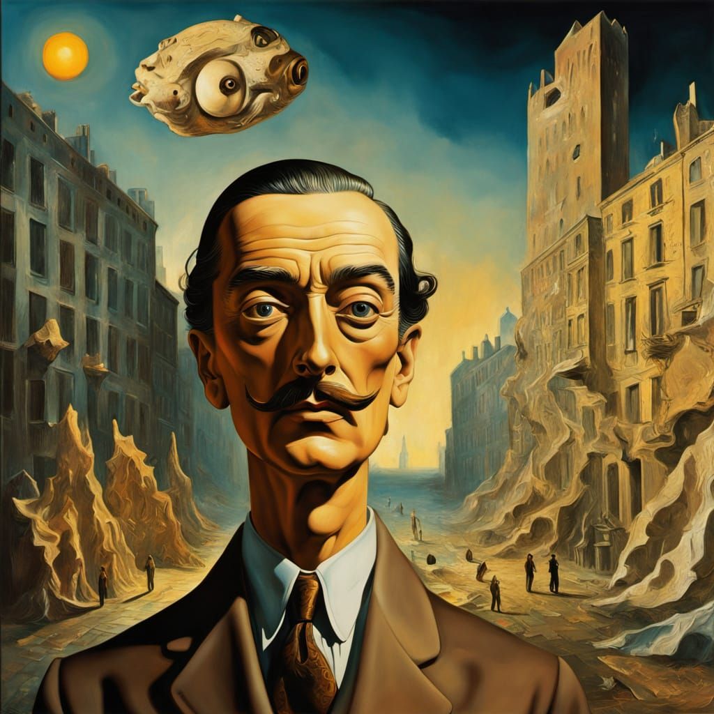 Surreal city scape   by @DreamsAndShadows