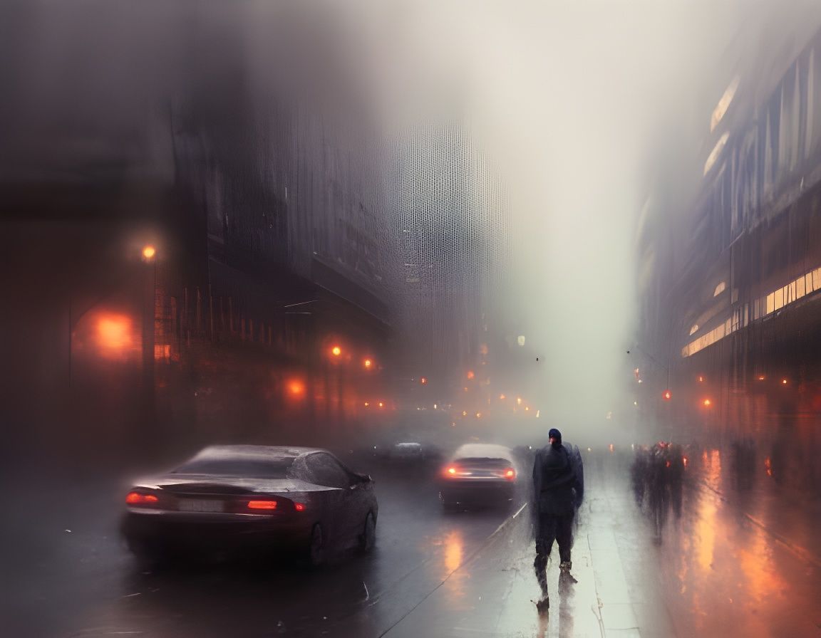 Foggy morning in the city  by @Ventrale
