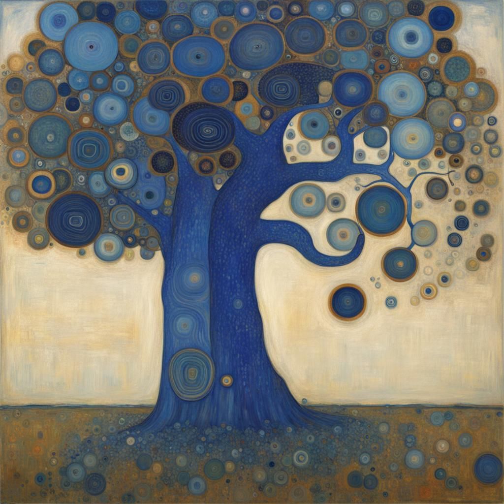 Blue tree