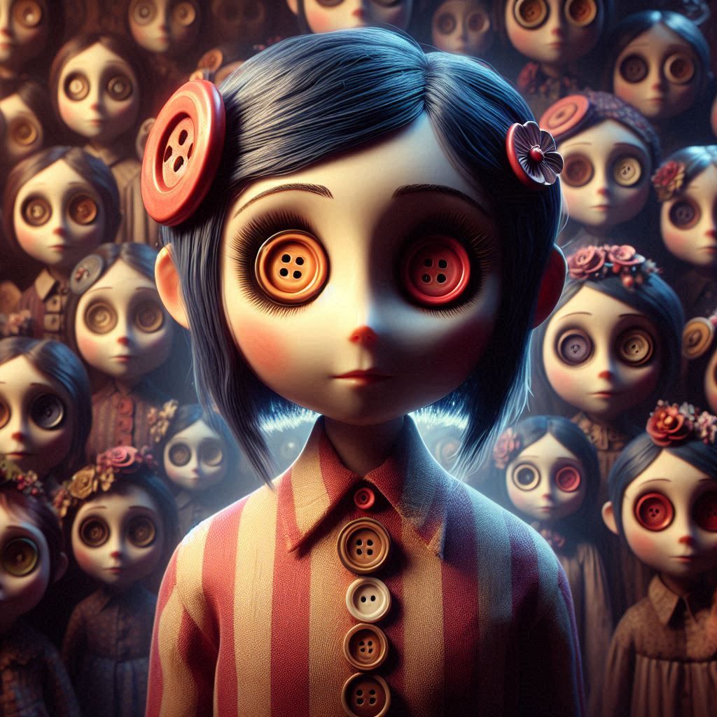 Inspired by the animated movie "Coraline" (2009)