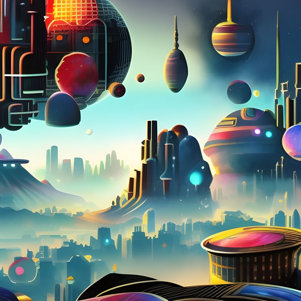 intergalactic exploration AI Generated Artwork NightCafe Creator