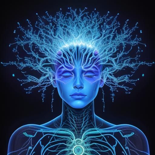 Vibrant Brain Scan with Pulsing Vibrational Frequency