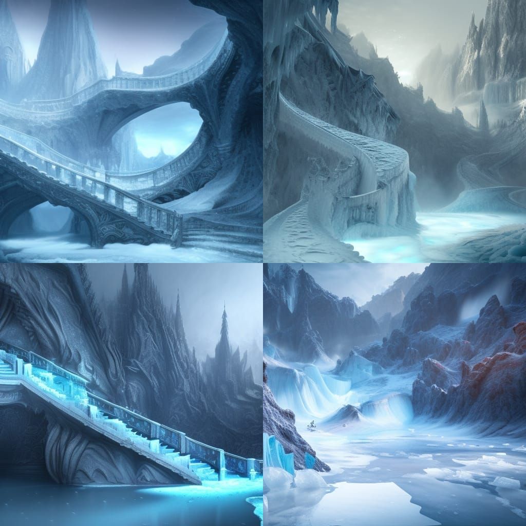 staircase of ice