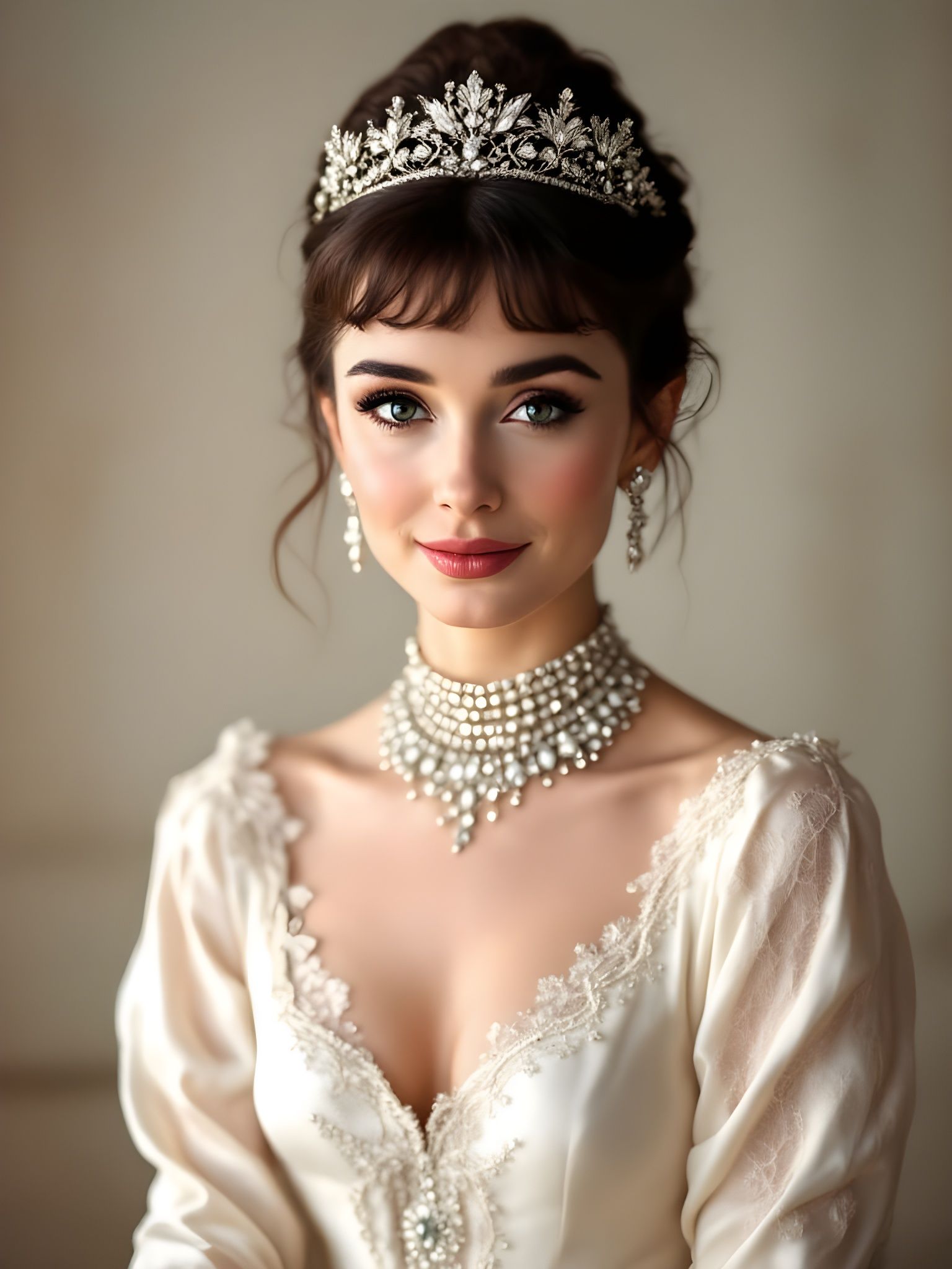 Audrey Hepburn as Eliza Doolittle in My Fair Lady  by @Gary Murakami