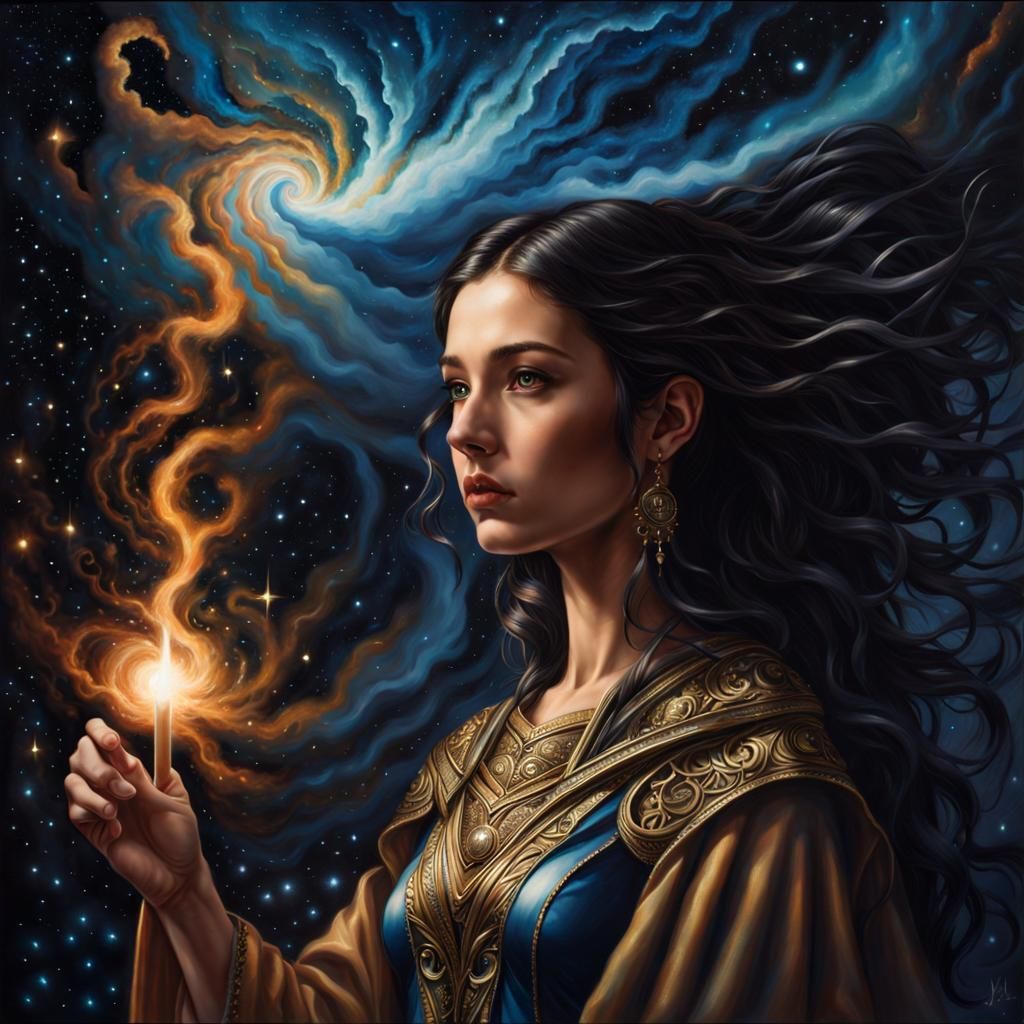 Young Sorceress - AI Generated Artwork - NightCafe Creator