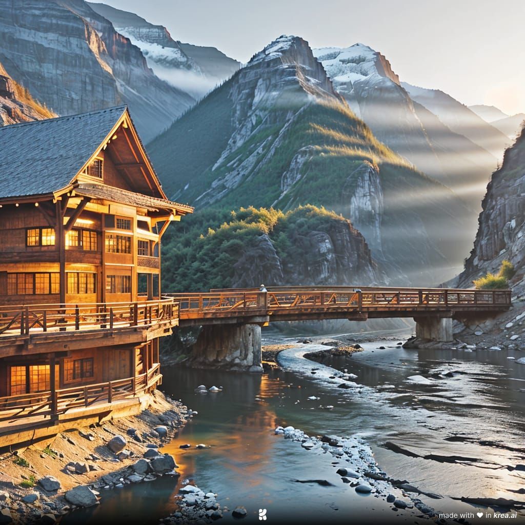 Wixian Mountain River