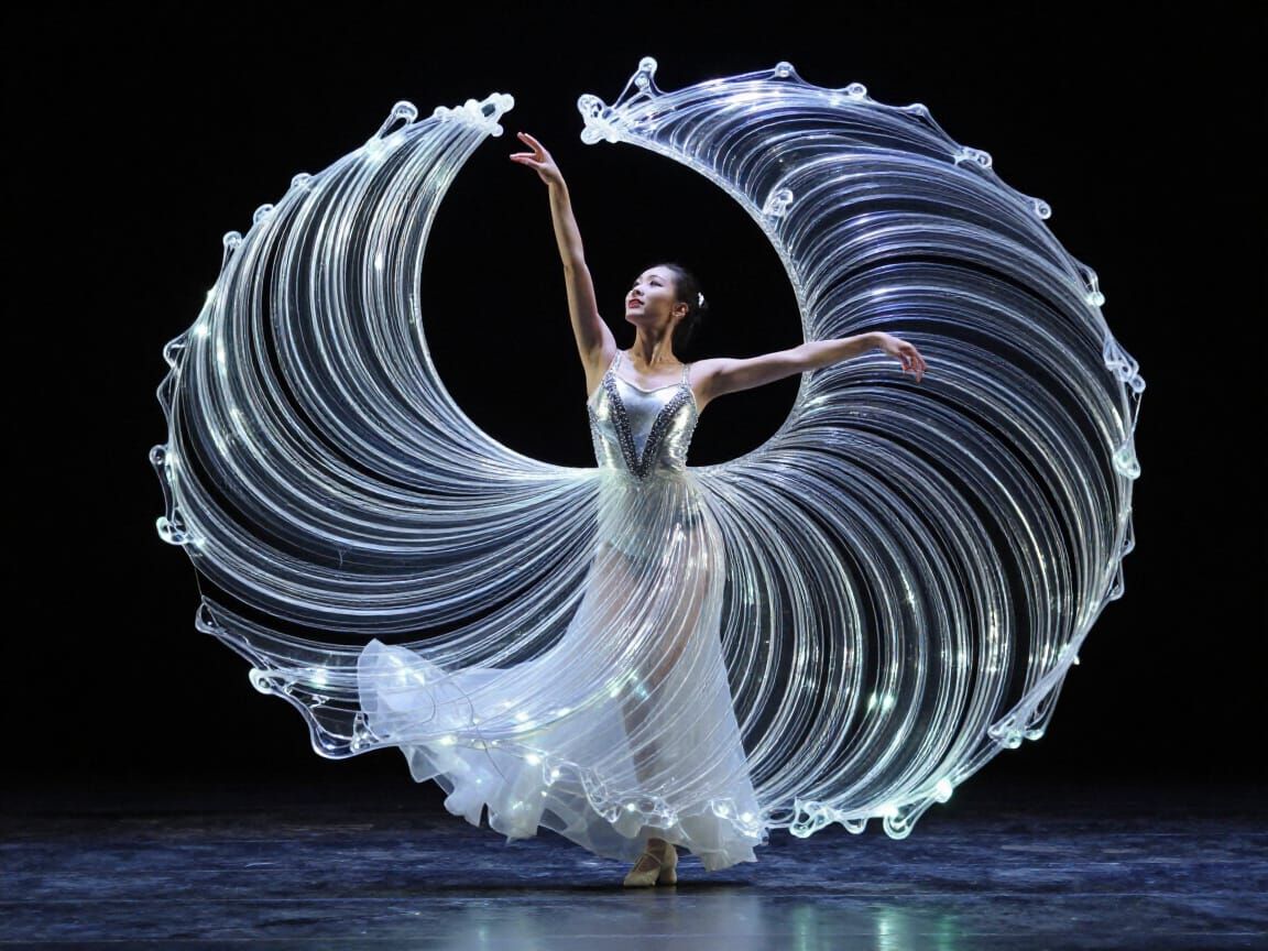 Luminous gelatin dancer silver streams  by @Tangodream