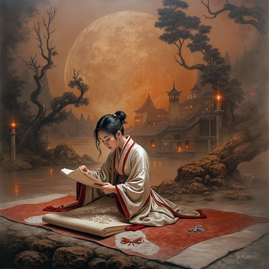 Testing new Lora <lora:Oriental Spirits:1.0>