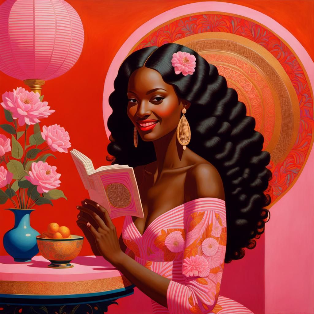Young Woman Reading