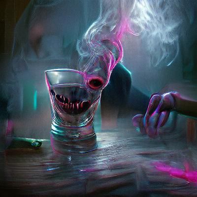 I drink to remember, I smoke to forget