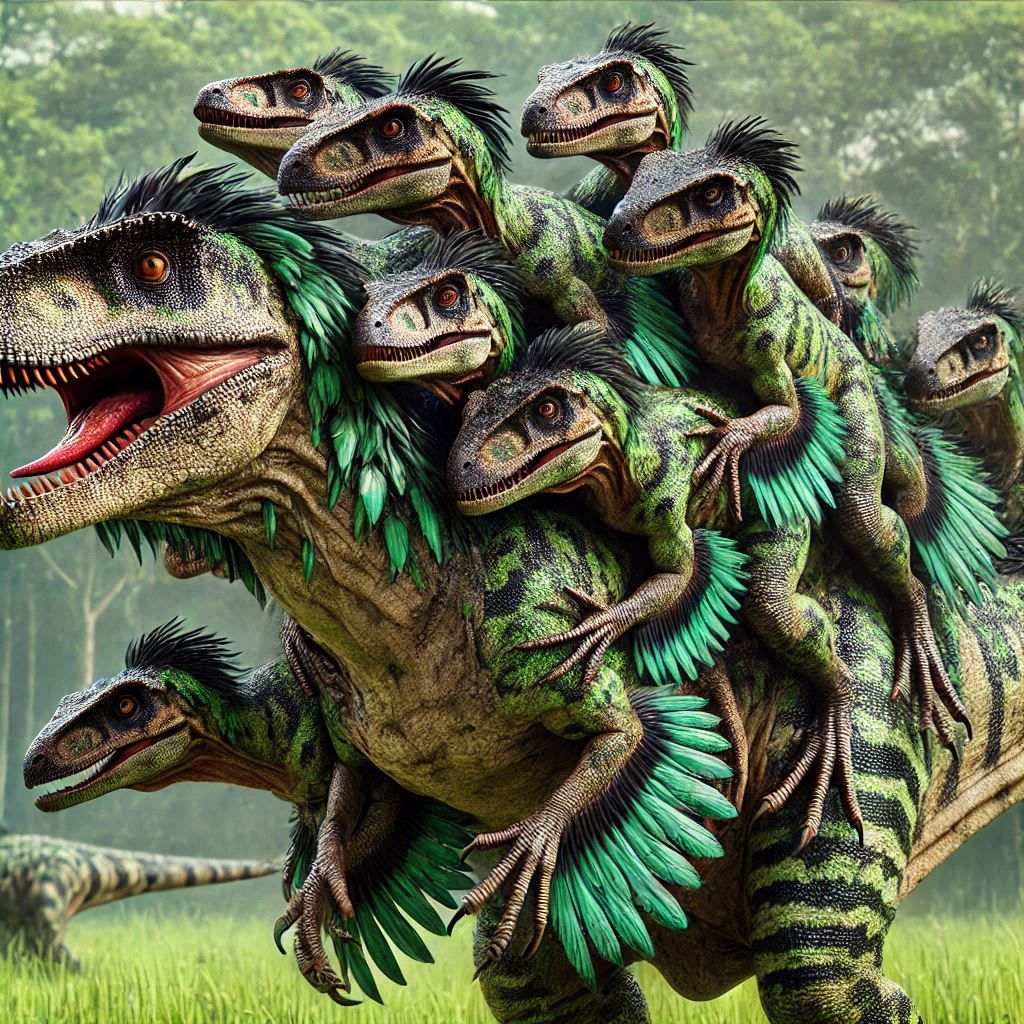 Piggy back uncle rex