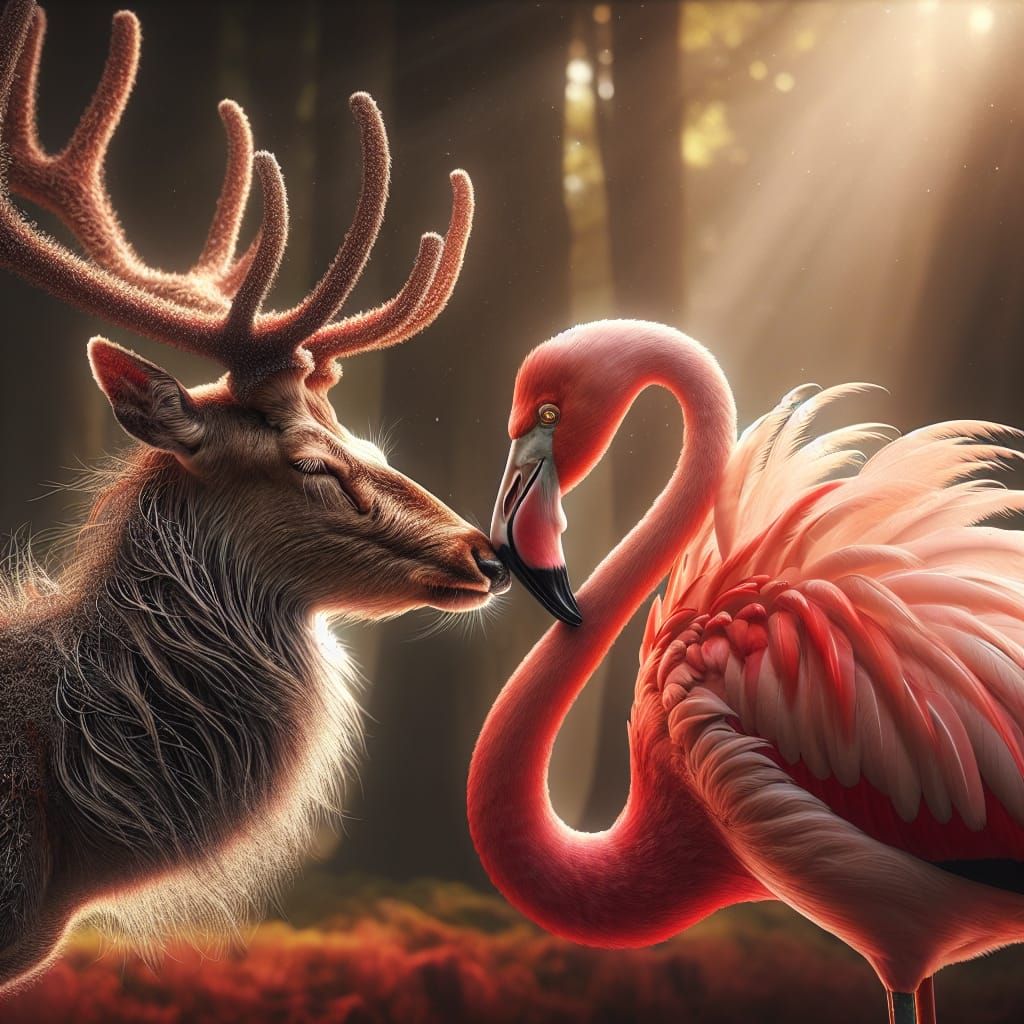 Unexpected friends   by @Tippy