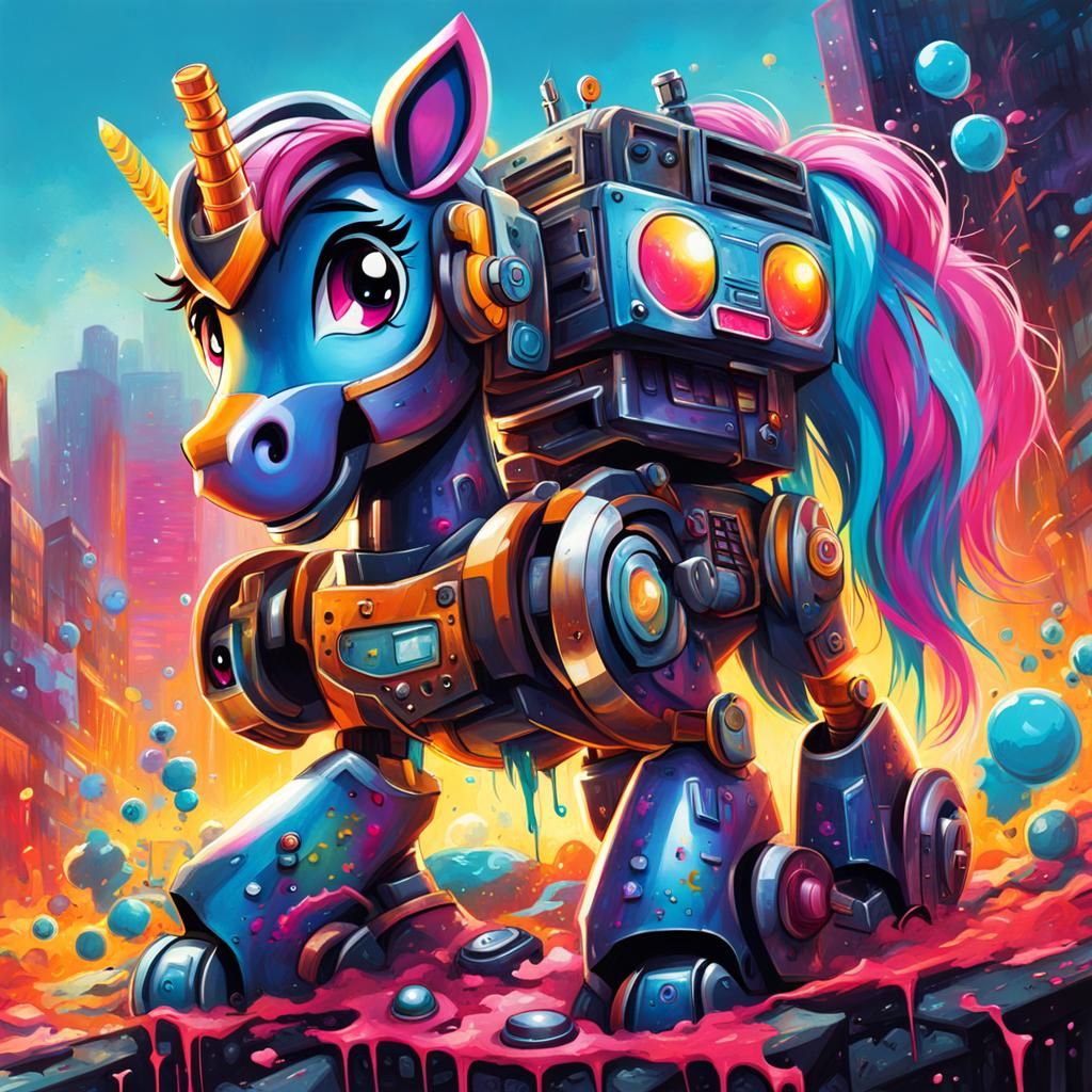 My little pony robot cyborgs