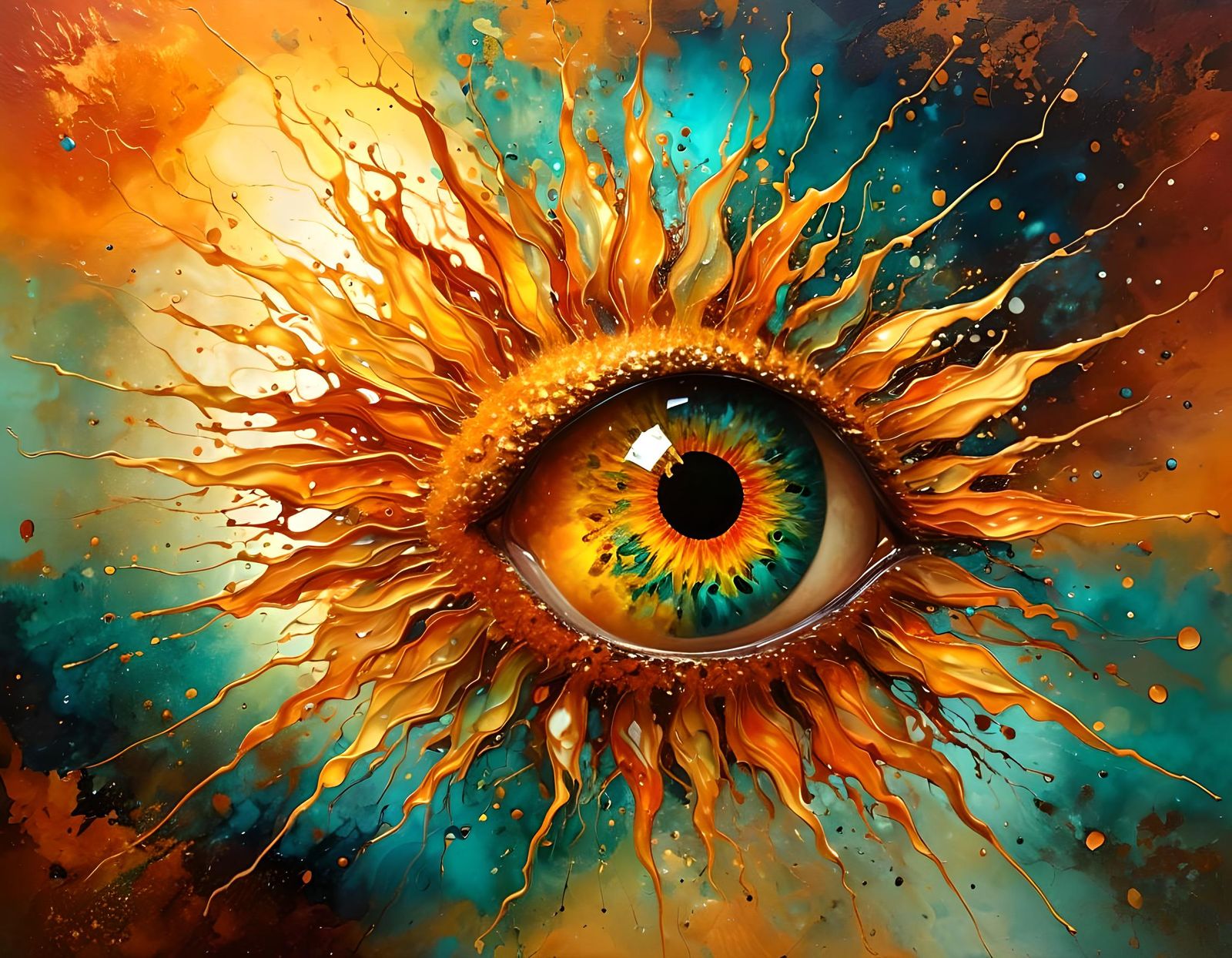 Eyeflower  by @lawrencelot