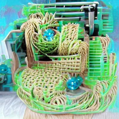 Basketweaving machine