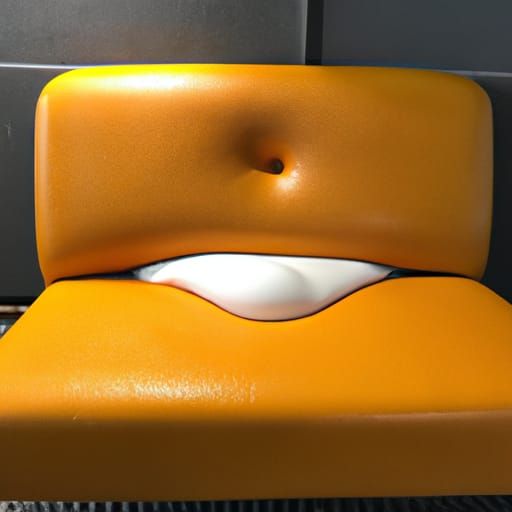 Egg yolk comfy couch AI Generated Artwork NightCafe Creator