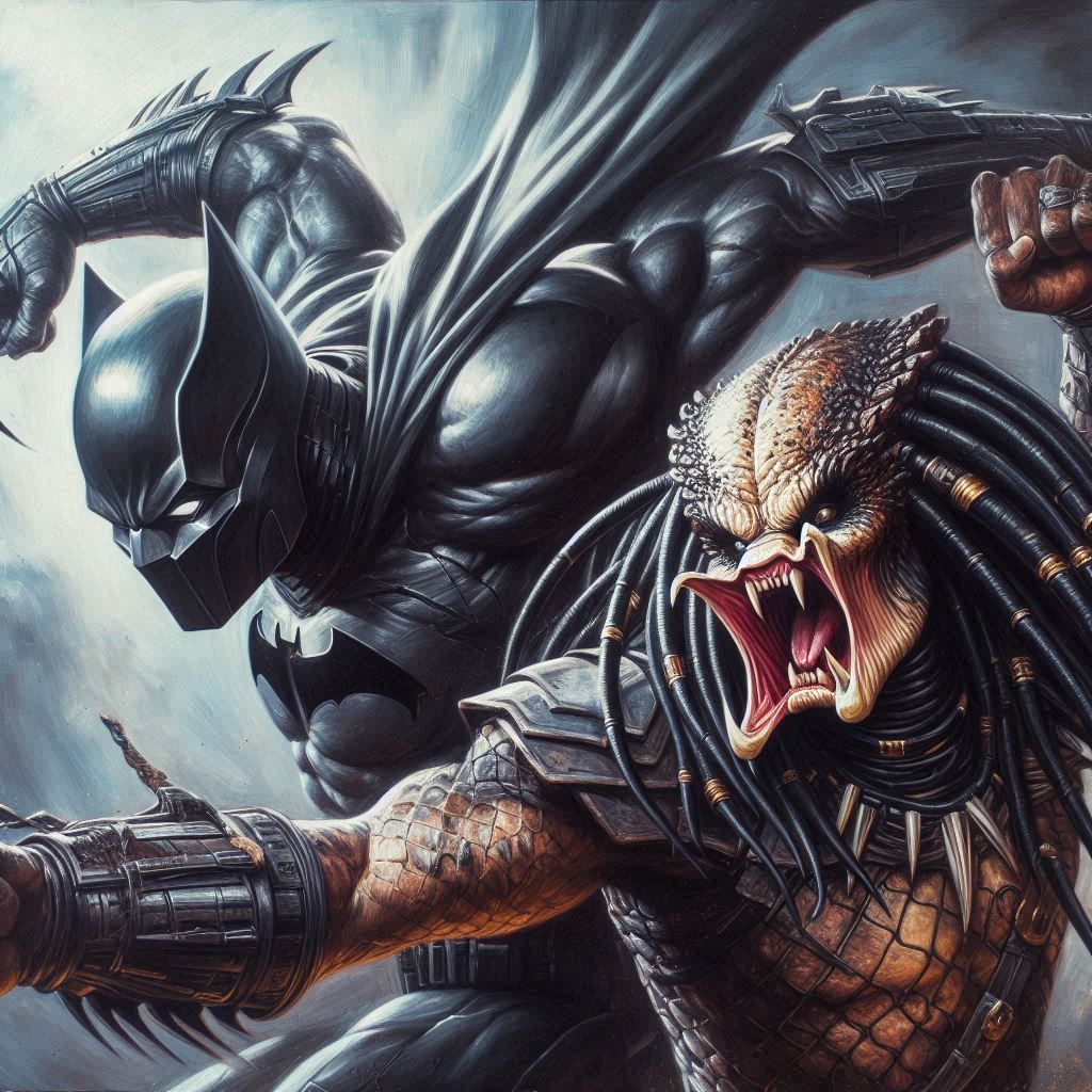 Predator / Batman team up