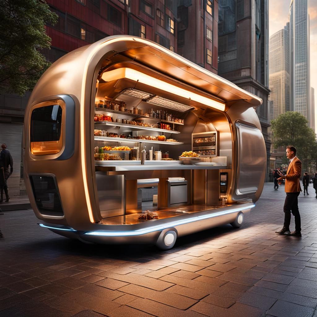 Futuristic Food Truck. #3