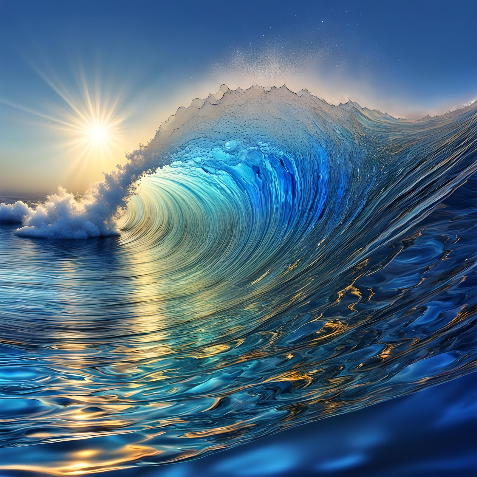 water wave,    by @EB