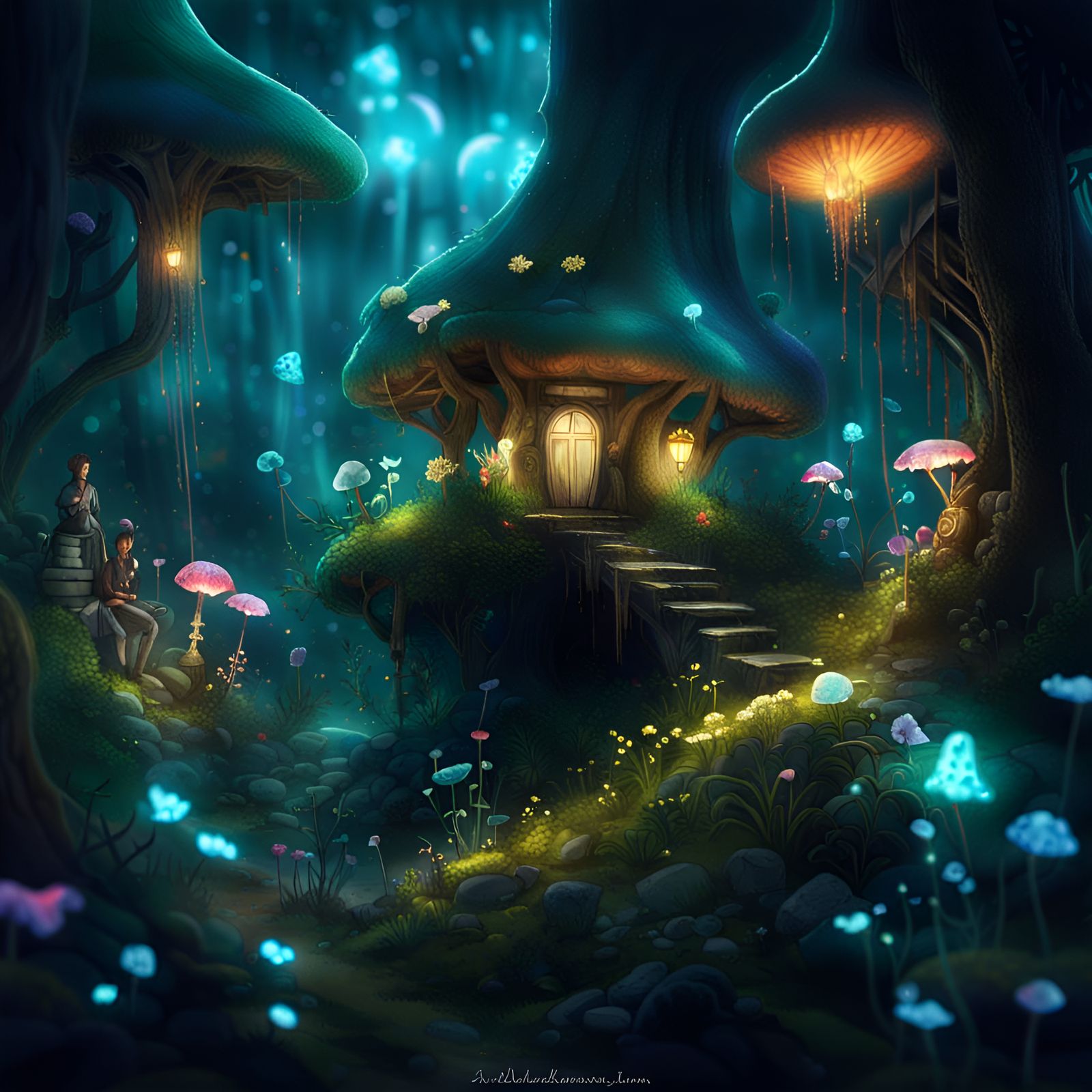 Mystical Fairy Village!  by @Happy Dog
