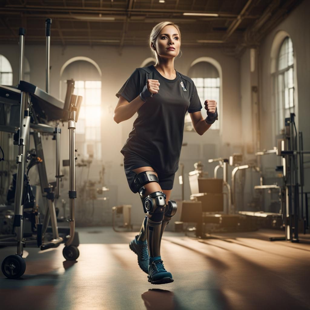 The empowerment of an injured military veteran learning to walk on prosthetic legs.  by @rrruss