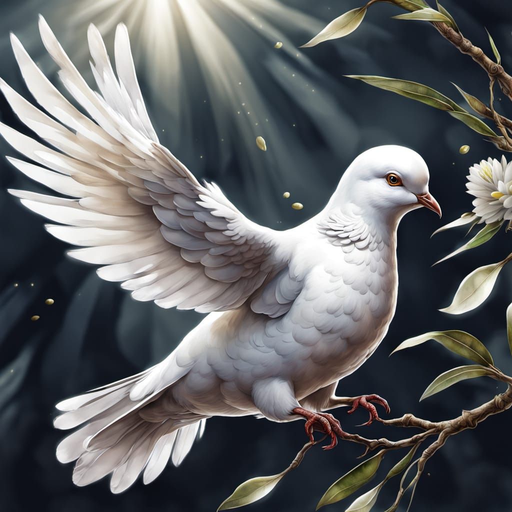 Dove  by @GreenNails 