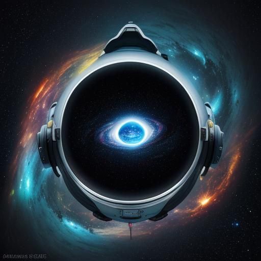 Astronaut in Surreal Macro Space Dreamscape