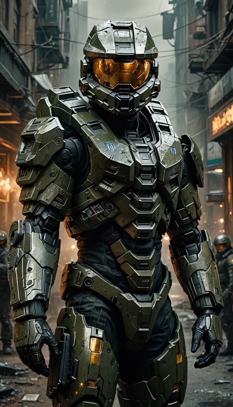 My fist animation - One and only Master Chief 😎