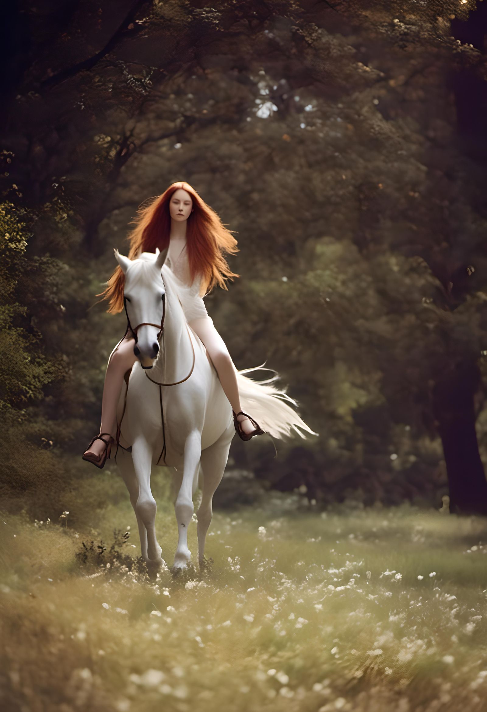 Cecilia, one of Lady Godiva's six sisters in Coventry, Warwi...
