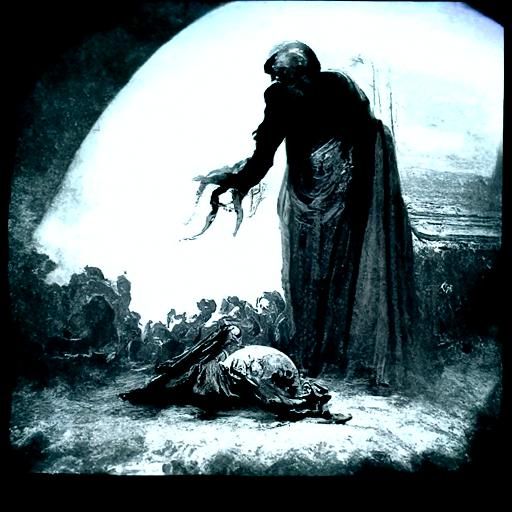 I am he who lives, thrice begotten in bedlam. Against evanes...