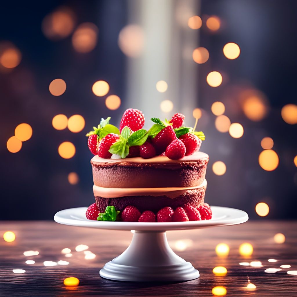 Birthday Cake Generated by AI