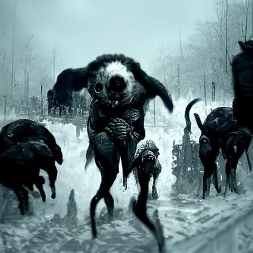 evil walking animals take over world