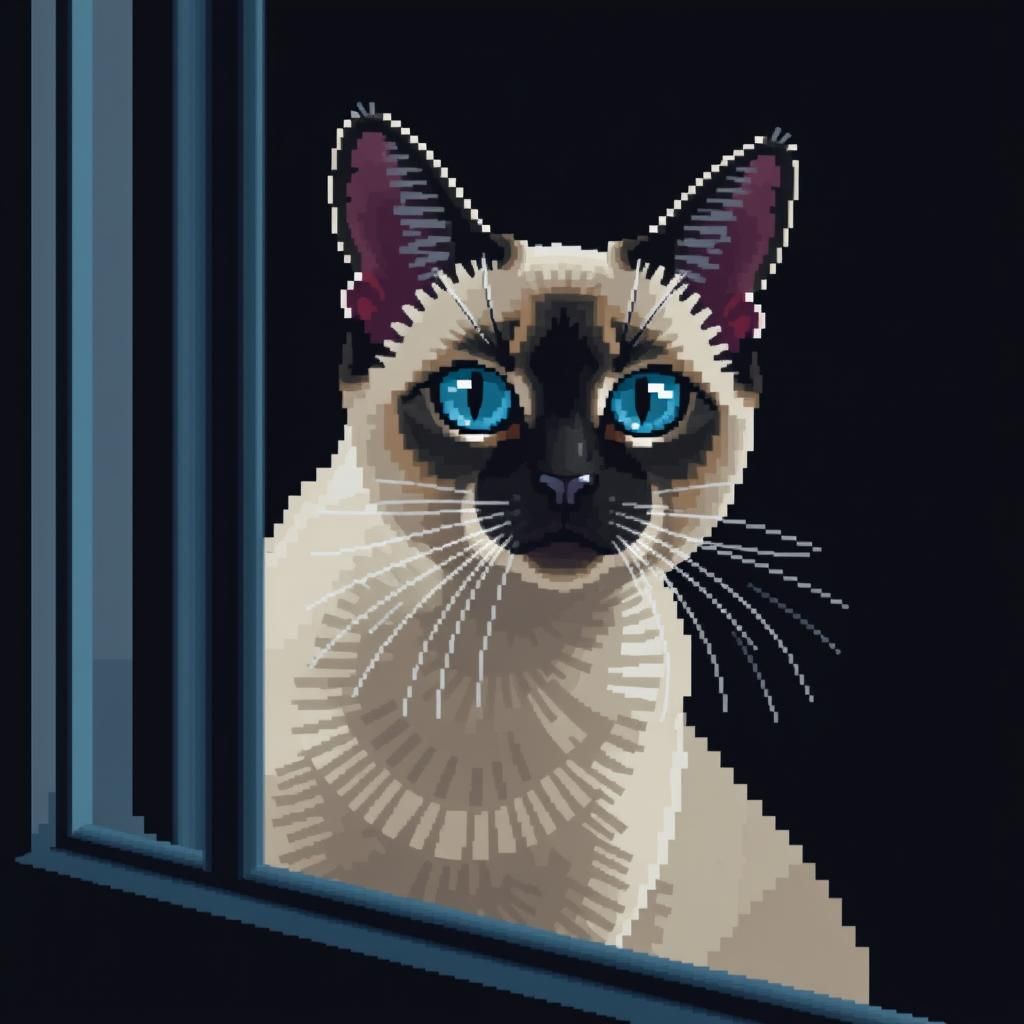 Chairman Meow Pixel Art   by @Amethystmoonsong